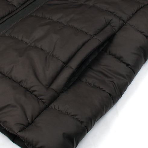 RL Black Triple Pony Sleeveless Puffer Jacket